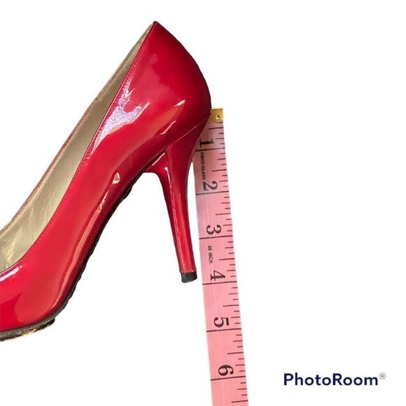 STUART WEITZMAN Candy Apple Red Patent Pumps - Picture 4 of 6